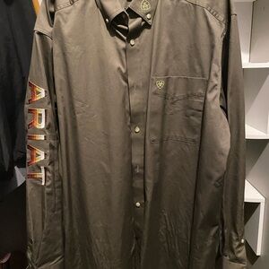 Ariat Olive Green Logo Shirt